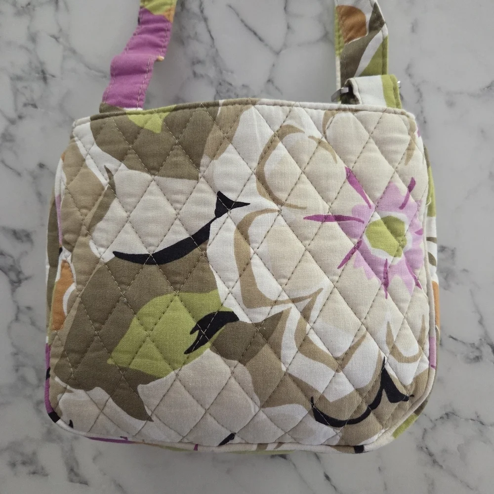 VERA BRADLEY Little Hipster Flap Crossbody Portobello Road Floral Travel Quilted - Picture 5 of 12